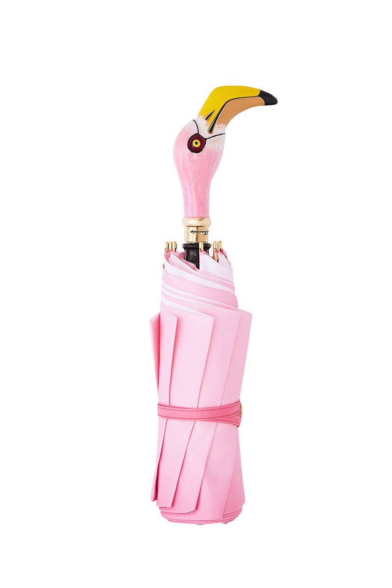 The flamingo folding umbrella