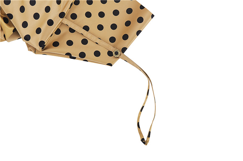 Black spot cat folding umbrella