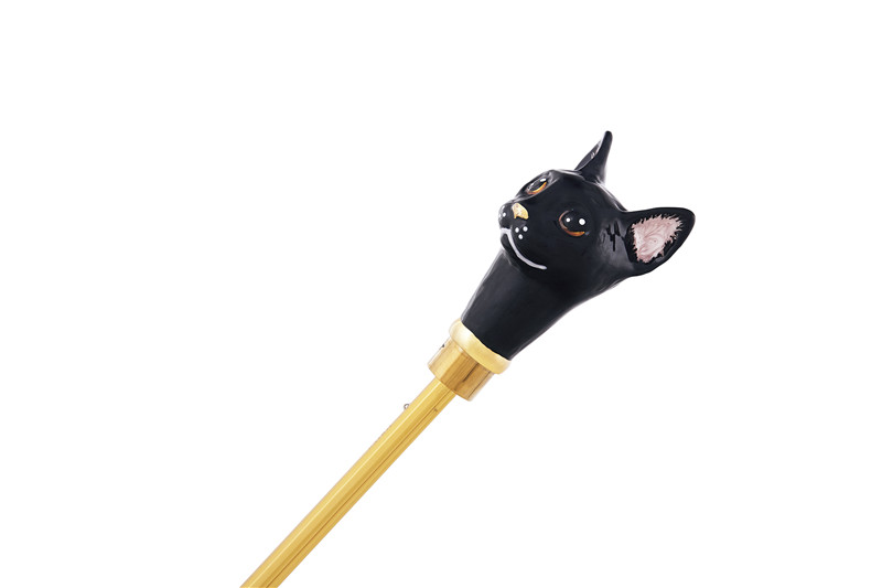 Black spot cat folding umbrella