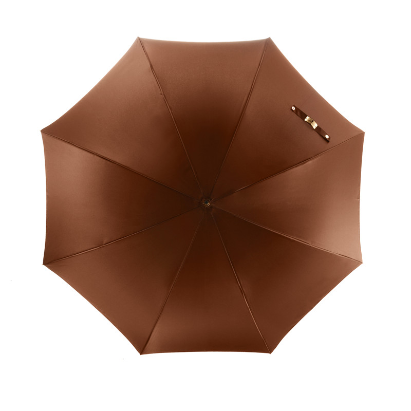 Wood leopard straight umbrella