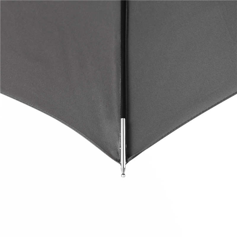 White steel leopard straight umbrella