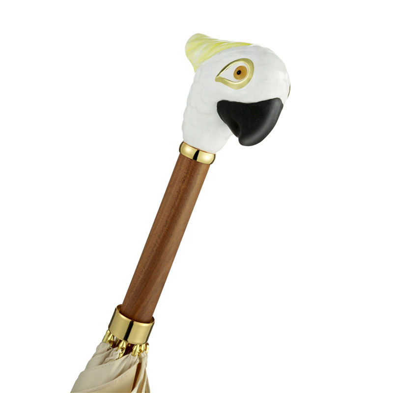 The white parrot straight shank umbrella