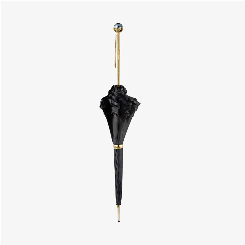 Black pearl straight umbrella