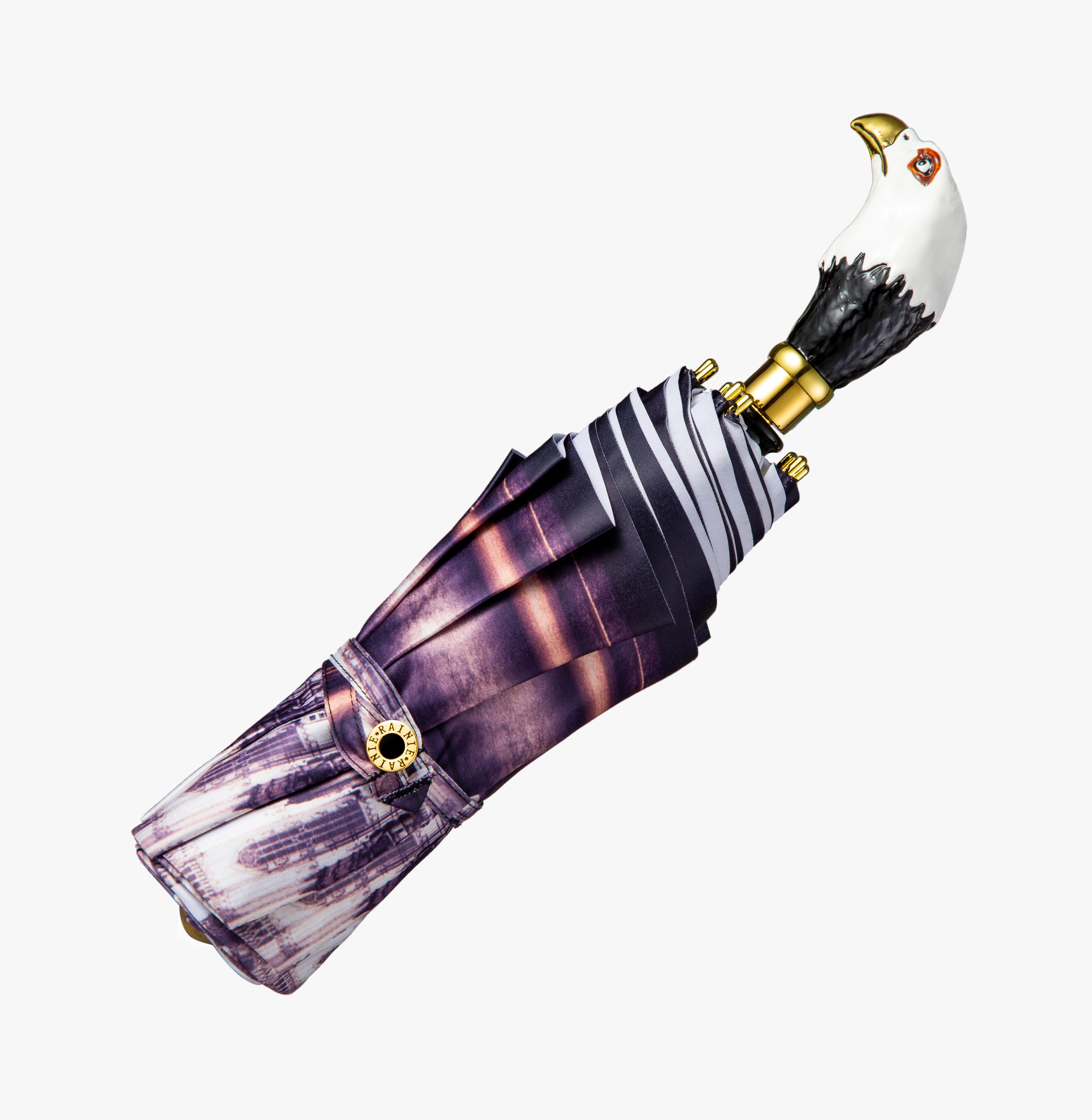 Bald-headed Eagle Gothic folding umbrella