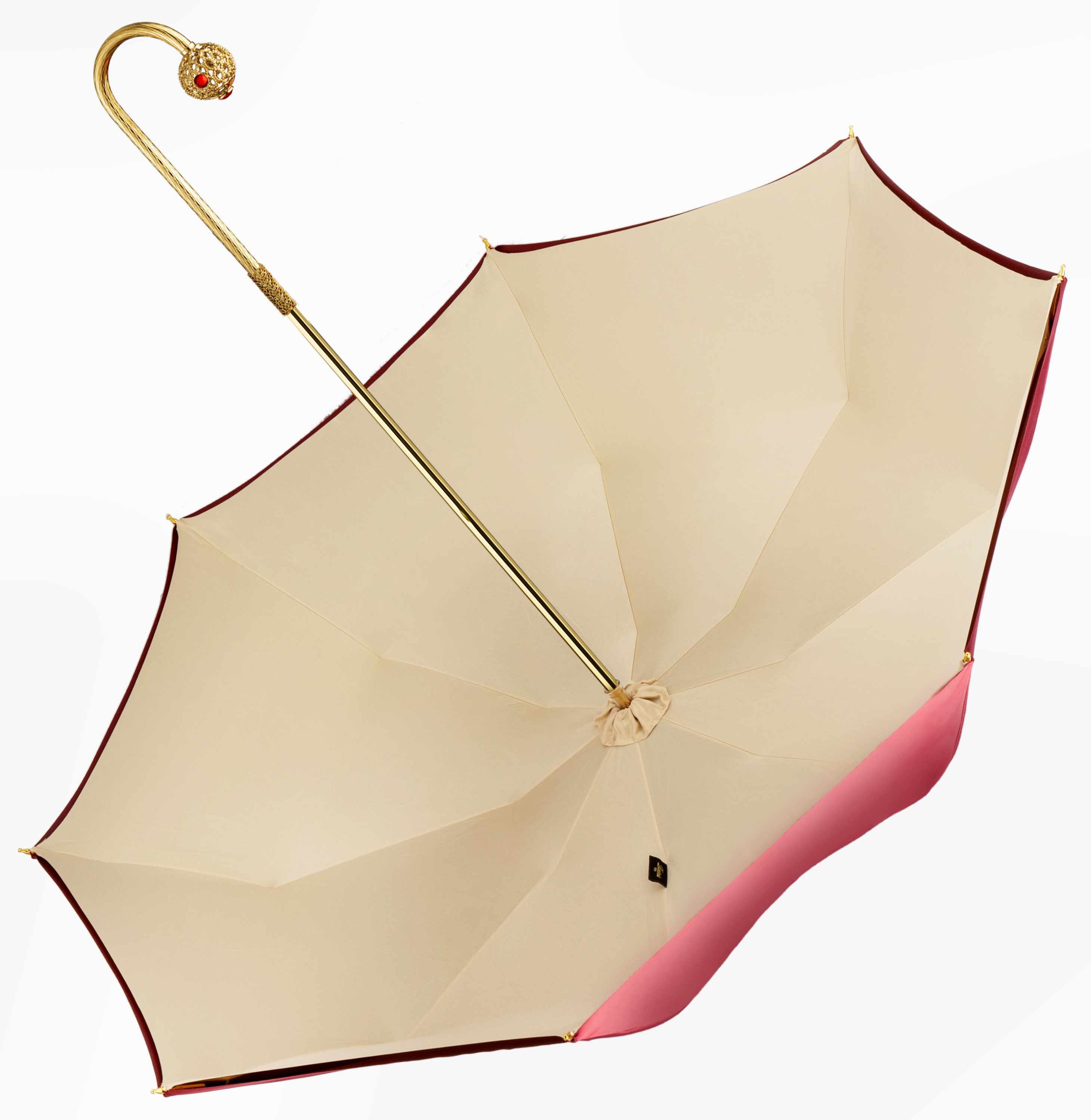 Red lips-exquisite bends-umbrella with long handle