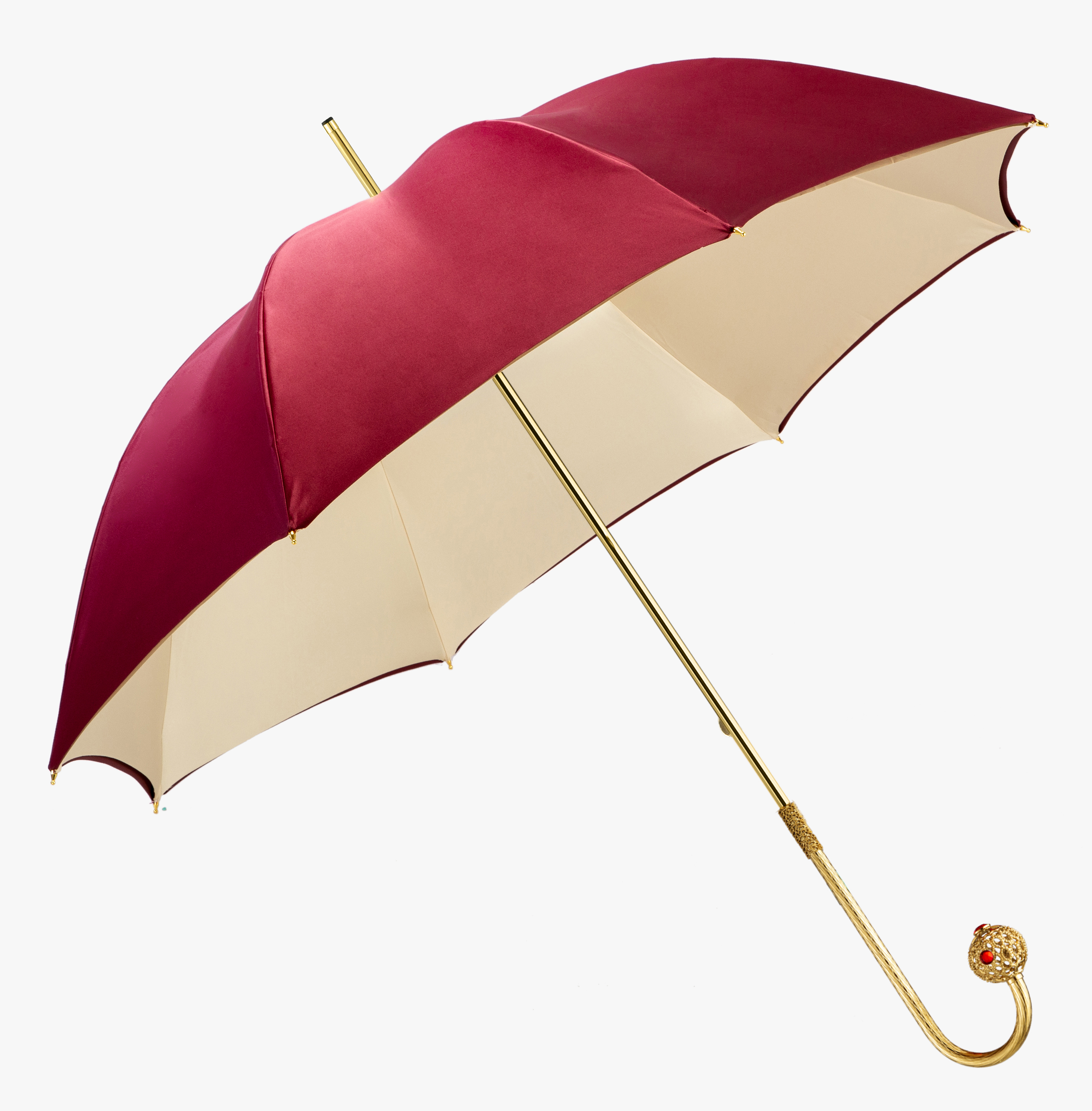 Red lips-exquisite bends-umbrella with long handle