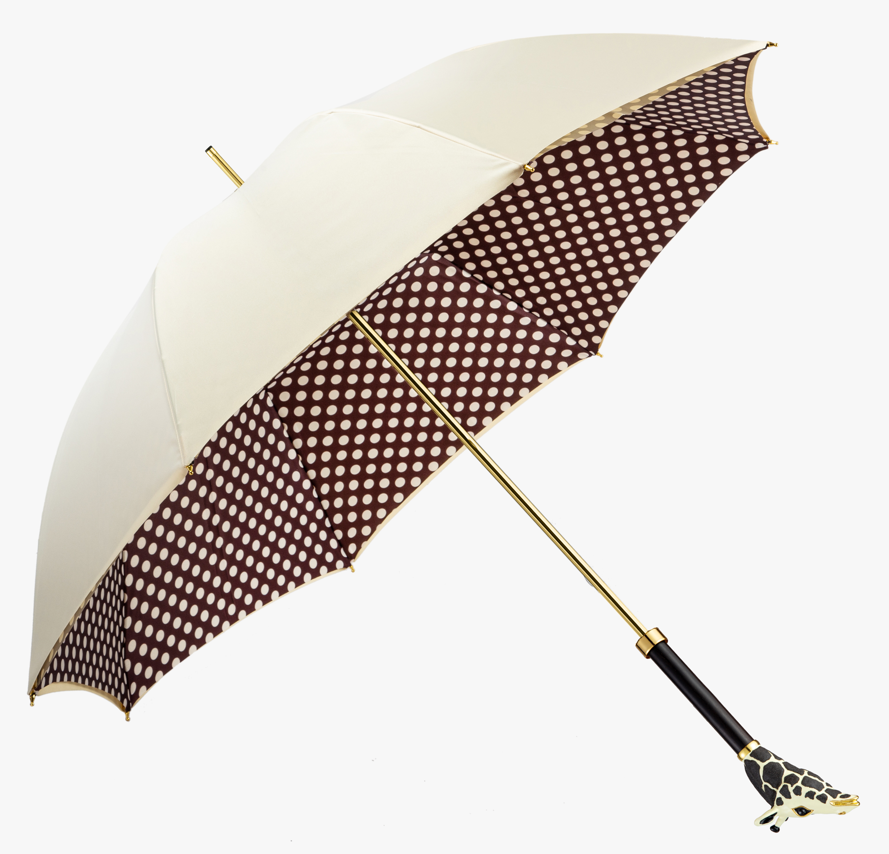 Giraffe-Polka Dot-Long Handle Umbrella