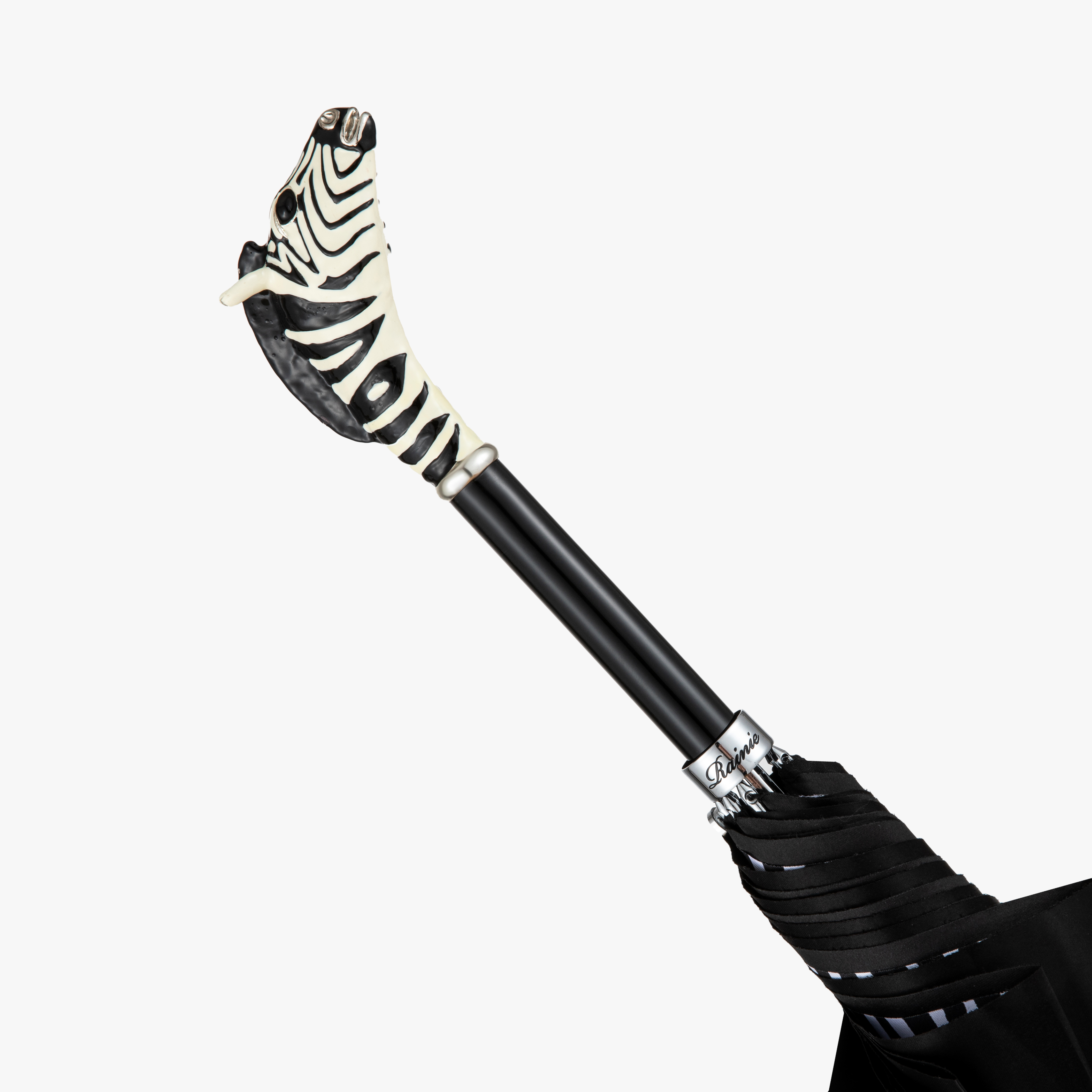 Zebra double straight handle umbrella