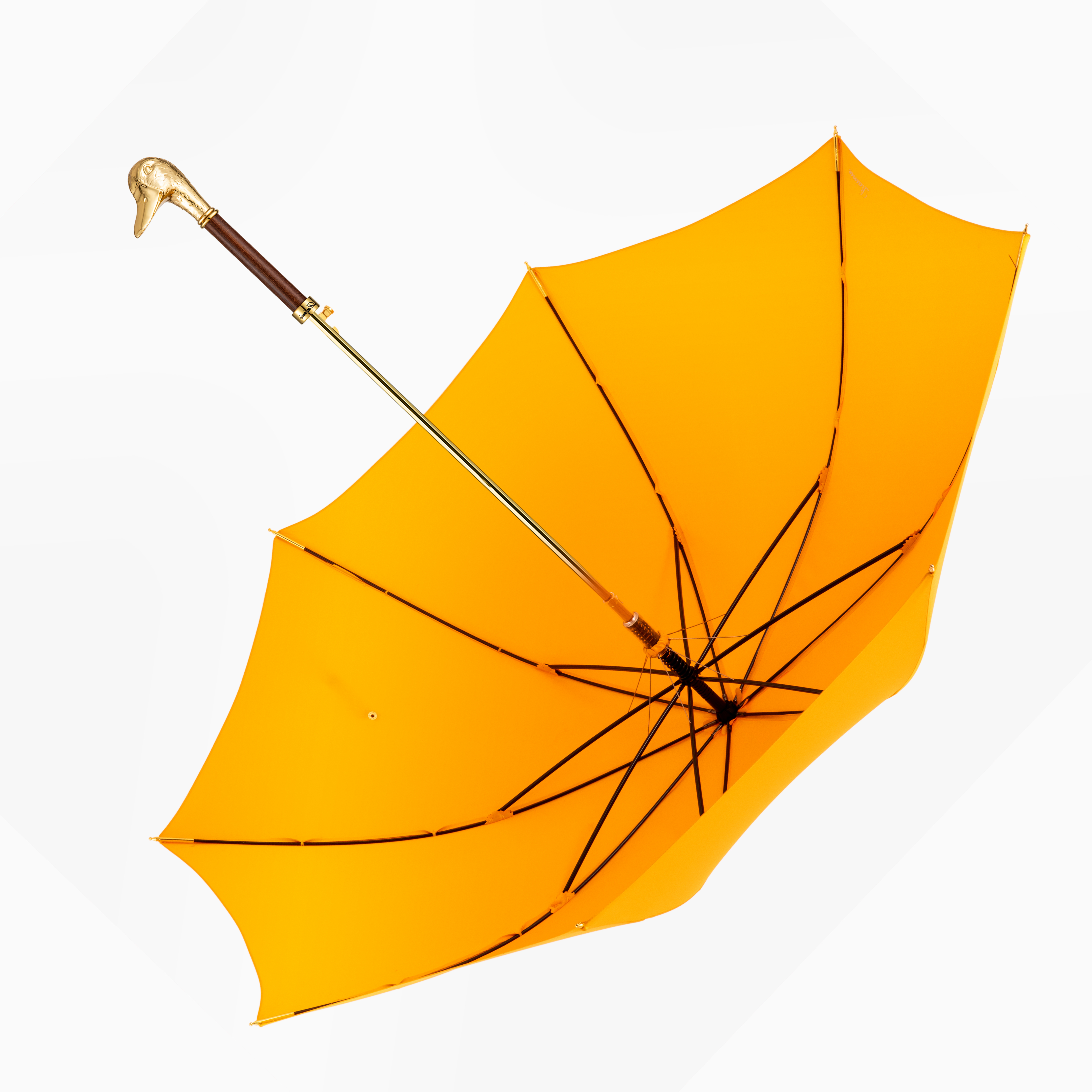 Duck umbrella with a straight handle