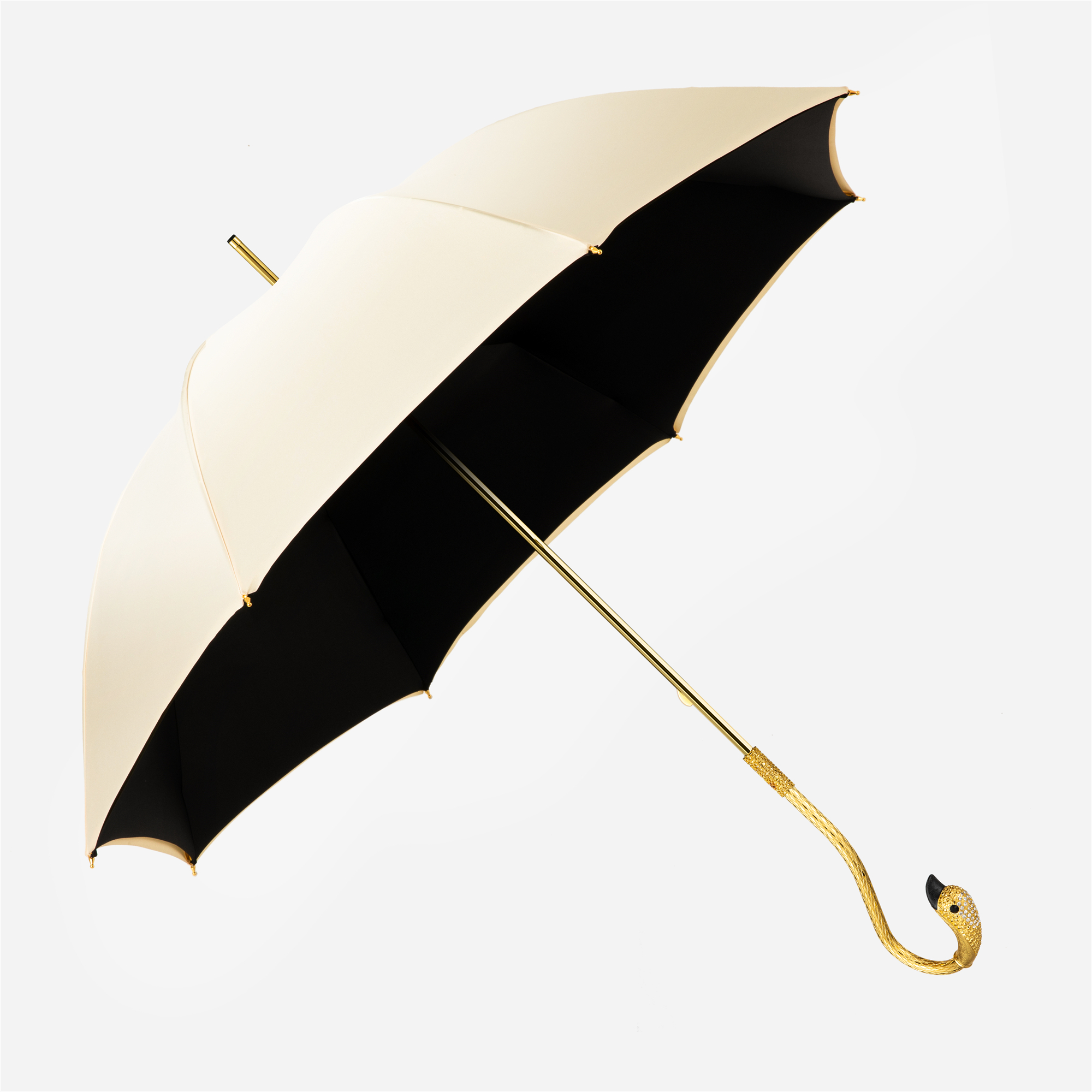 Swan curved double umbrella