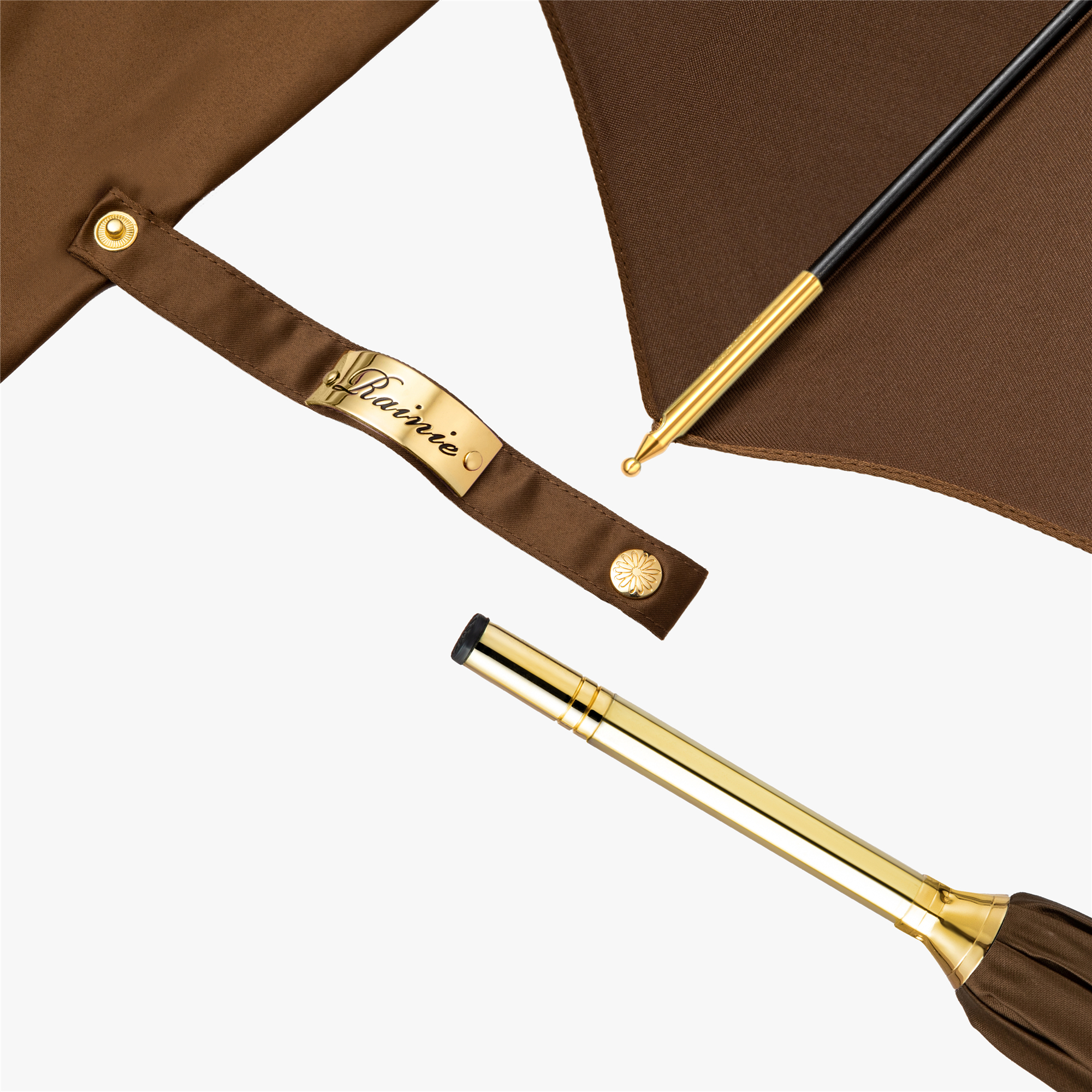 Maple umbrella with straight handle