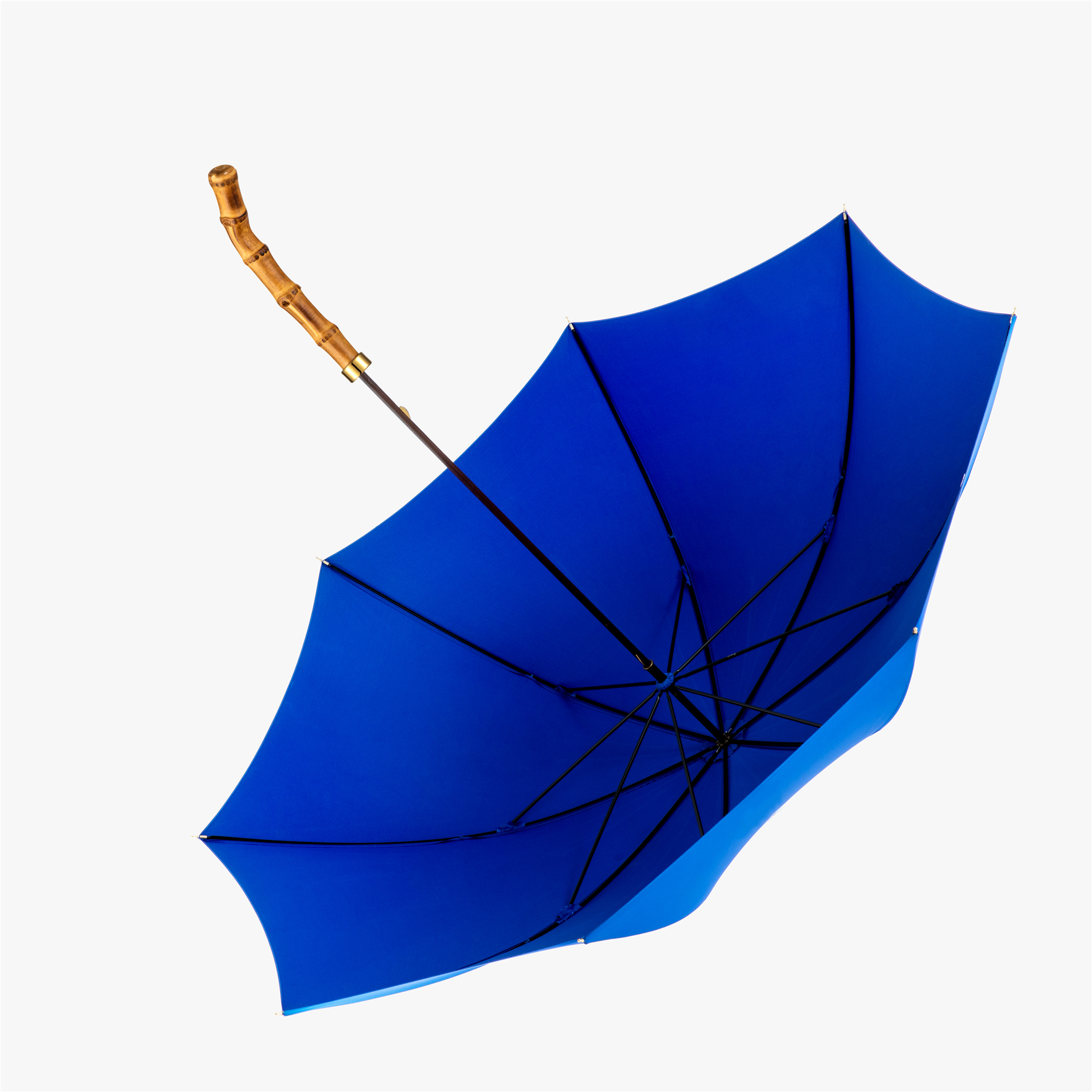 Thin straight bamboo umbrella