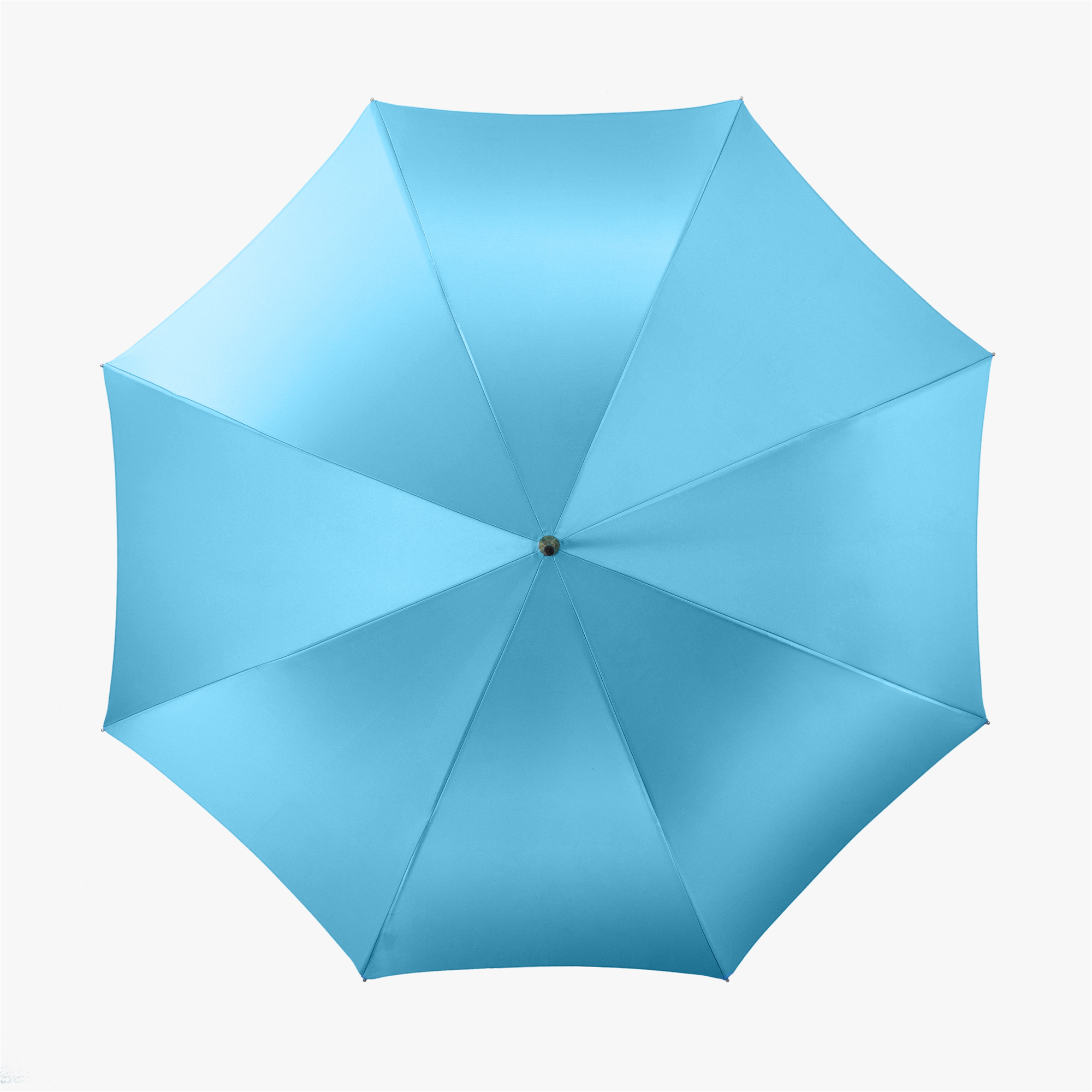 Double umbrella with rose straight handle