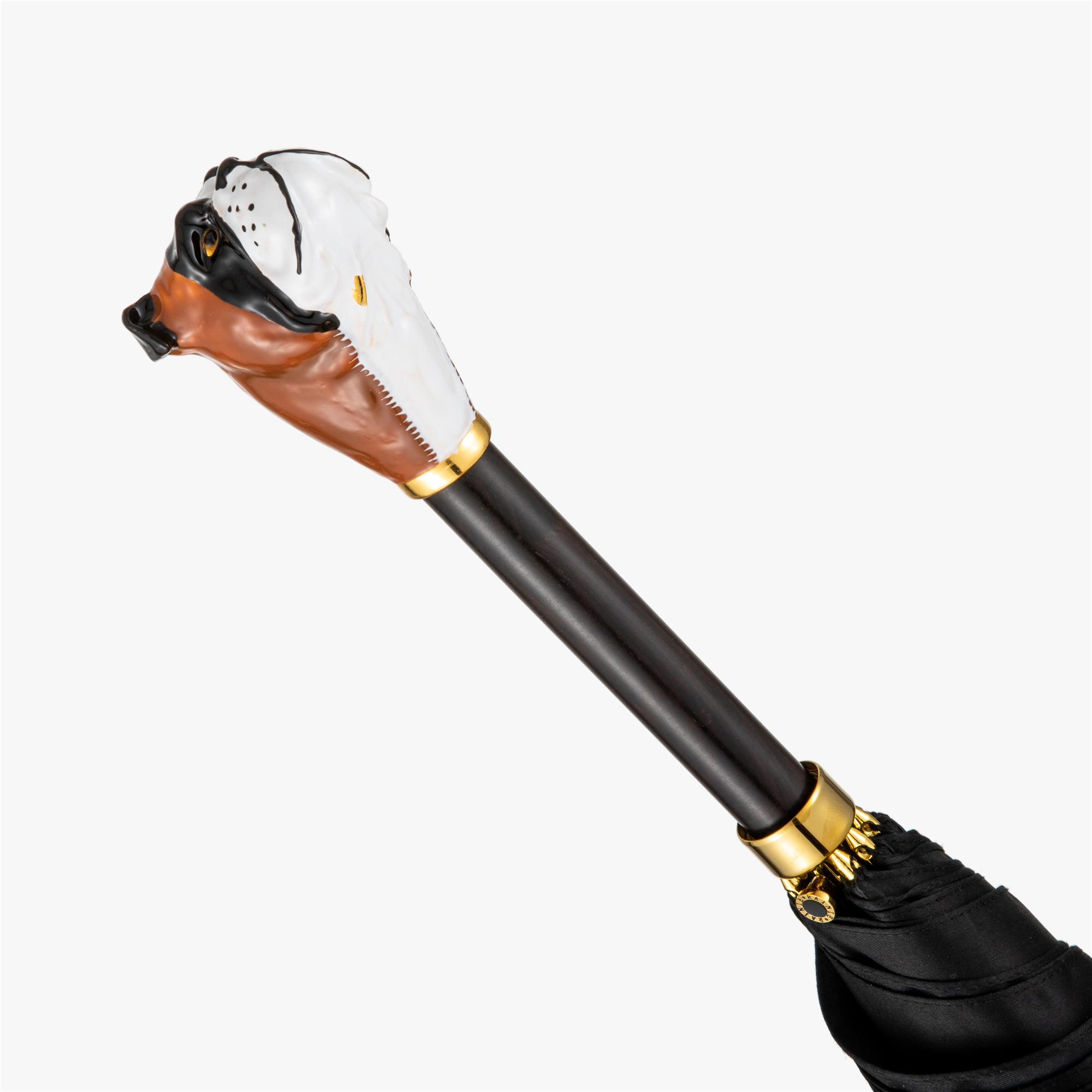 Bulldog umbrella with straight handle